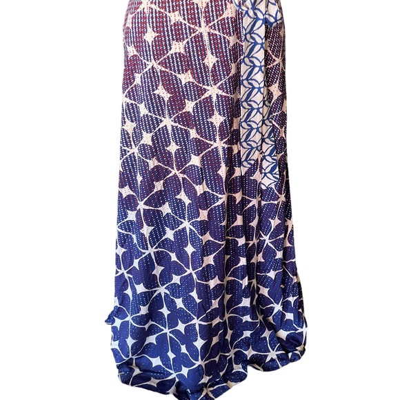 Diane von Furstenberg Samson Batik Print Size 6 Dress - Picture 4 of 11